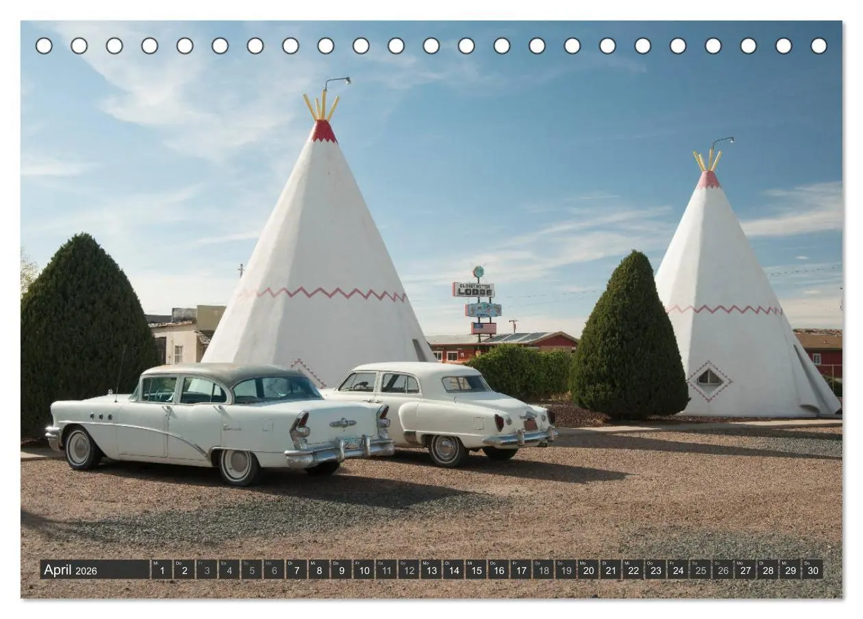 Bild: 9783457672297 | Route 66 (Tischkalender 2026 DIN A5 quer), CALVENDO Monatskalender