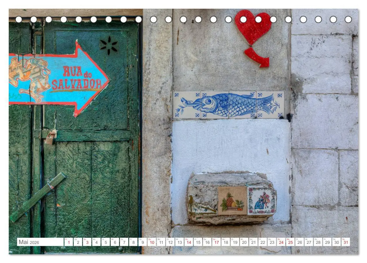 Bild: 9783457742297 | Portugal, der bunte Süden Europas (Tischkalender 2026 DIN A5 quer),...