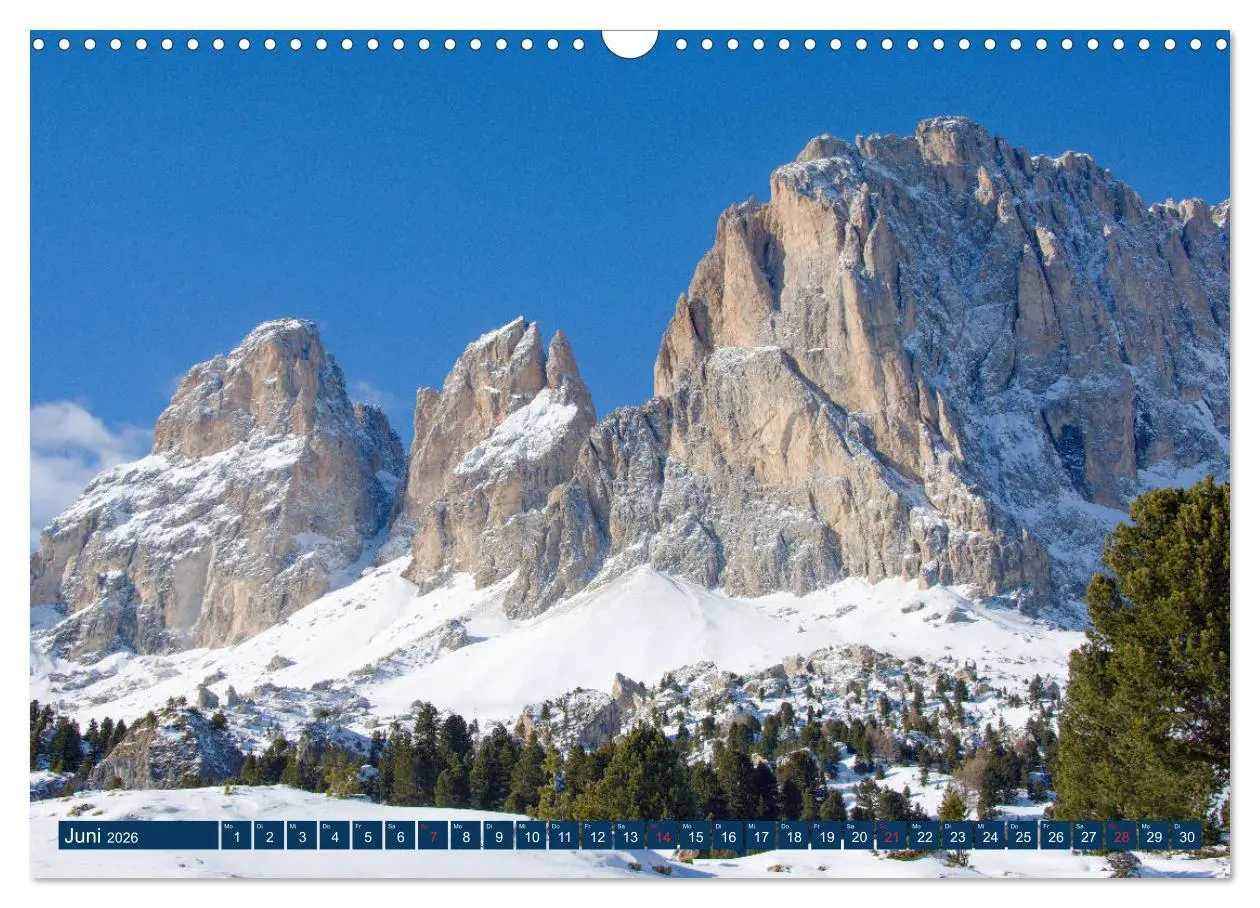 Bild: 9783457812297 | Sella Ronda (Wandkalender 2026 DIN A3 quer), CALVENDO Monatskalender