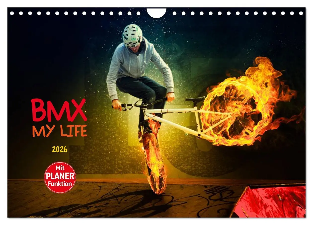 Cover: 9783457982297 | BMX My Life (Wandkalender 2026 DIN A4 quer), CALVENDO Monatskalender