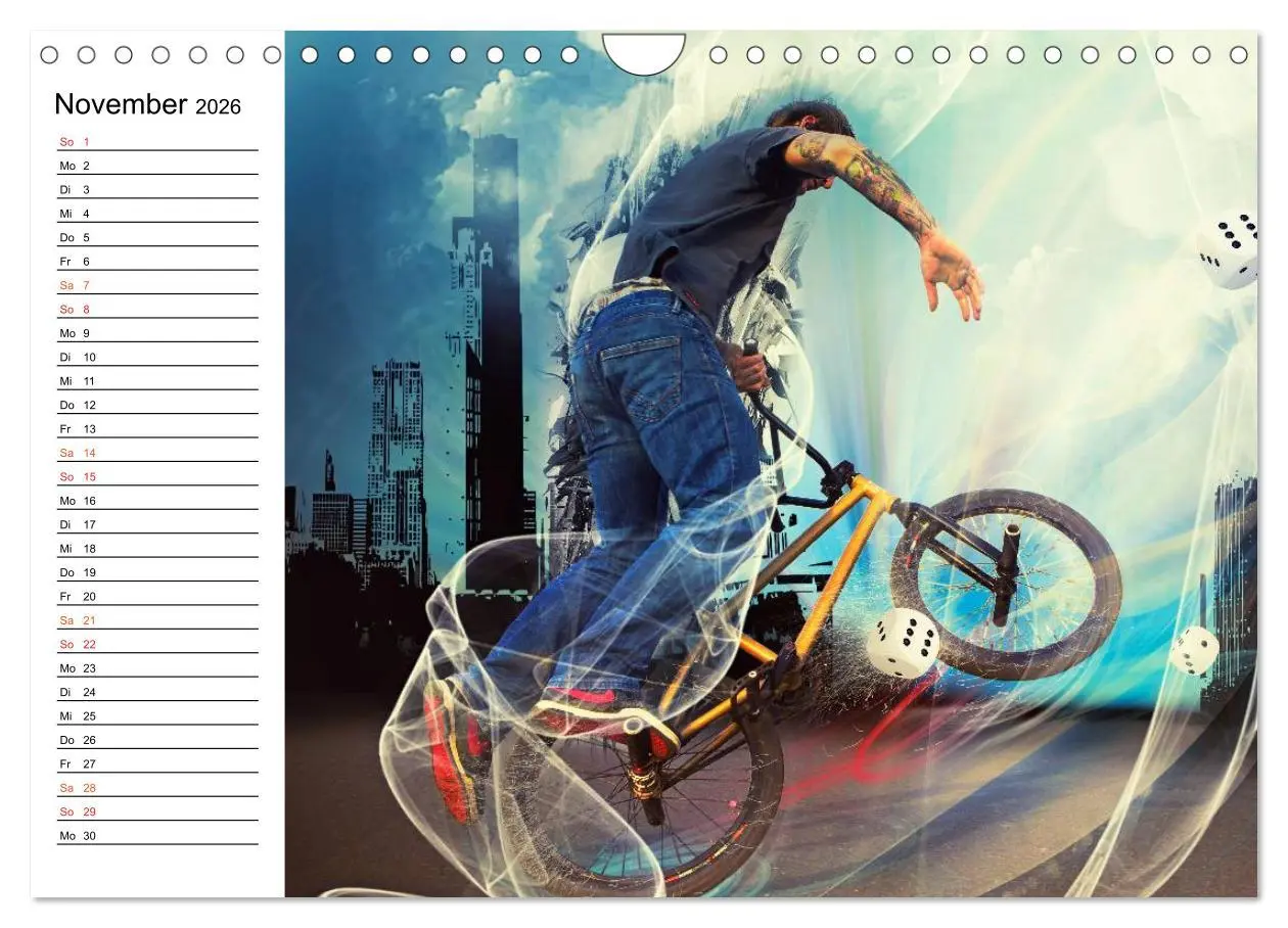 Bild: 9783457982297 | BMX My Life (Wandkalender 2026 DIN A4 quer), CALVENDO Monatskalender