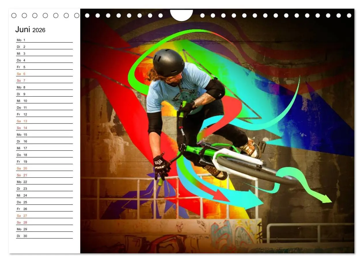 Bild: 9783457982297 | BMX My Life (Wandkalender 2026 DIN A4 quer), CALVENDO Monatskalender