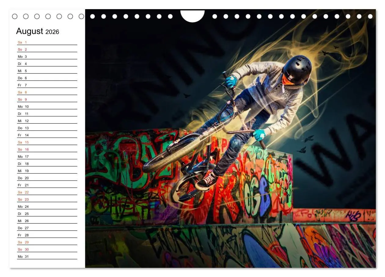 Bild: 9783457982297 | BMX My Life (Wandkalender 2026 DIN A4 quer), CALVENDO Monatskalender