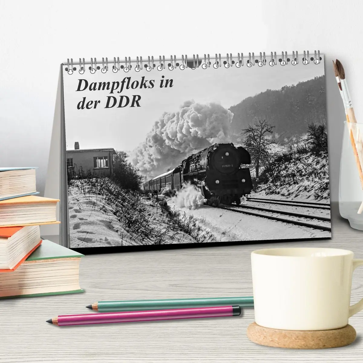 Bild: 9783516072297 | Dampfloks in der DDR (Tischkalender 2026 DIN A5 quer), CALVENDO...