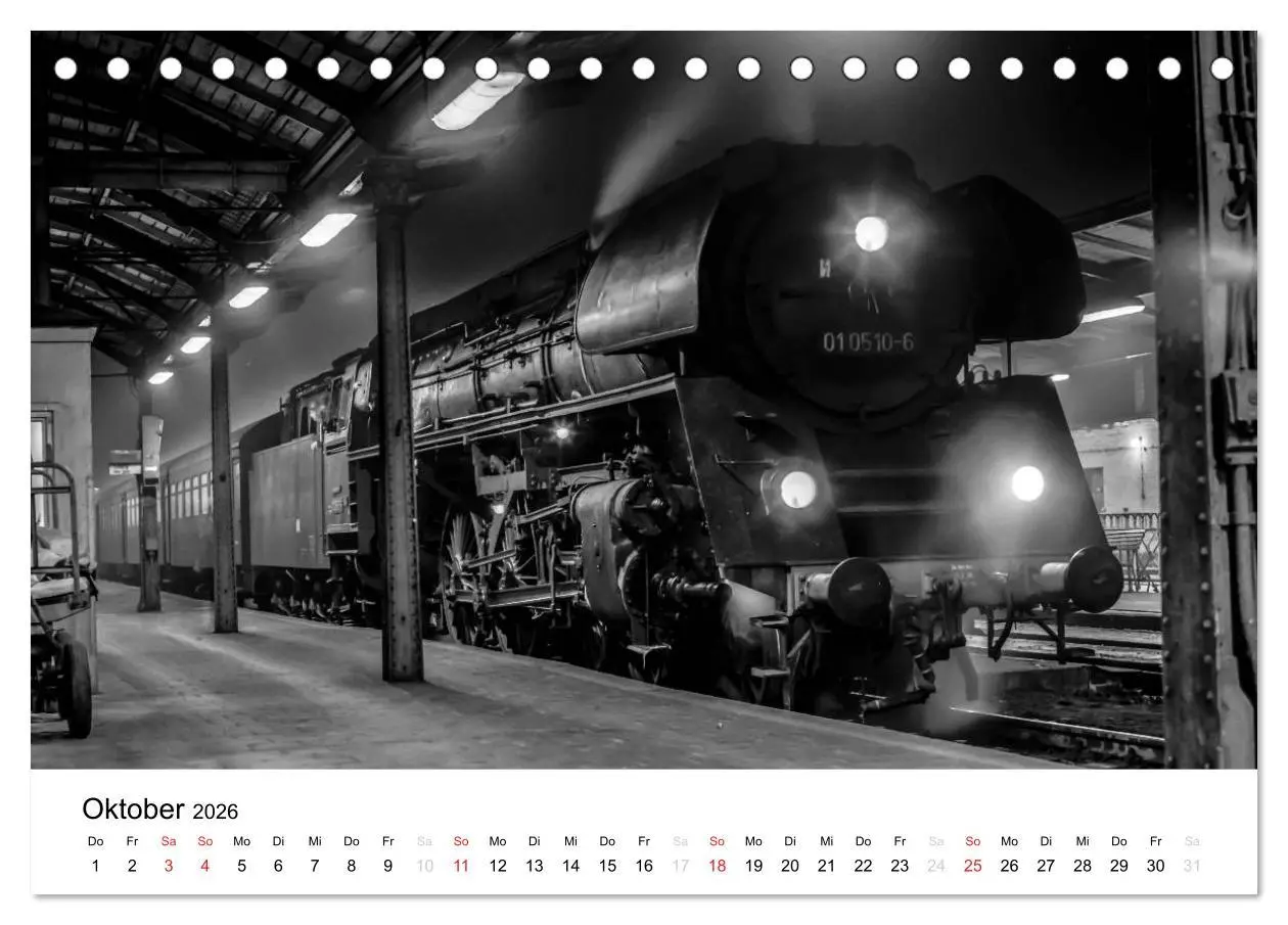 Bild: 9783516072297 | Dampfloks in der DDR (Tischkalender 2026 DIN A5 quer), CALVENDO...