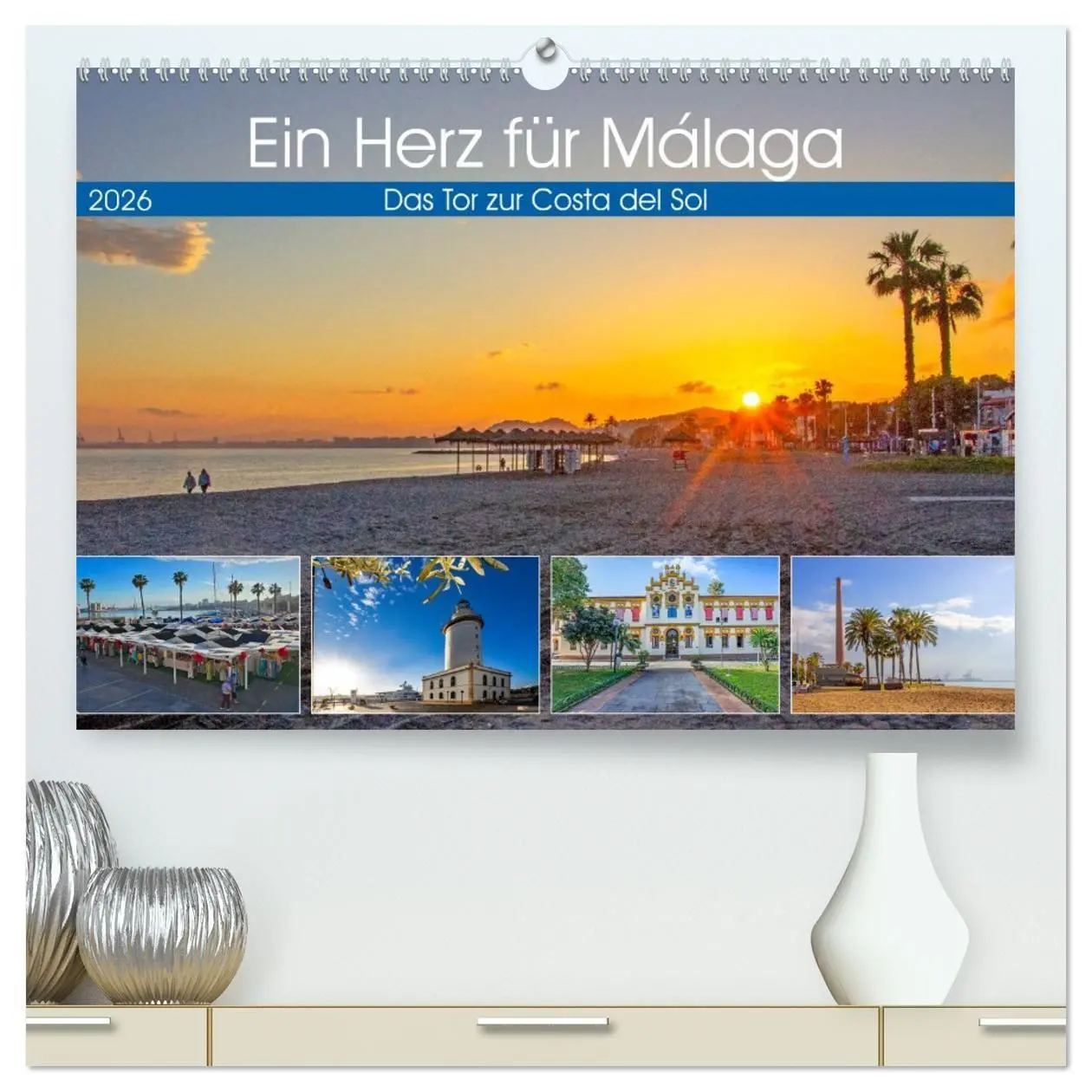 Cover: 9783516692297 | Ein Herz für Málaga (hochwertiger Premium Wandkalender 2026 DIN A2...