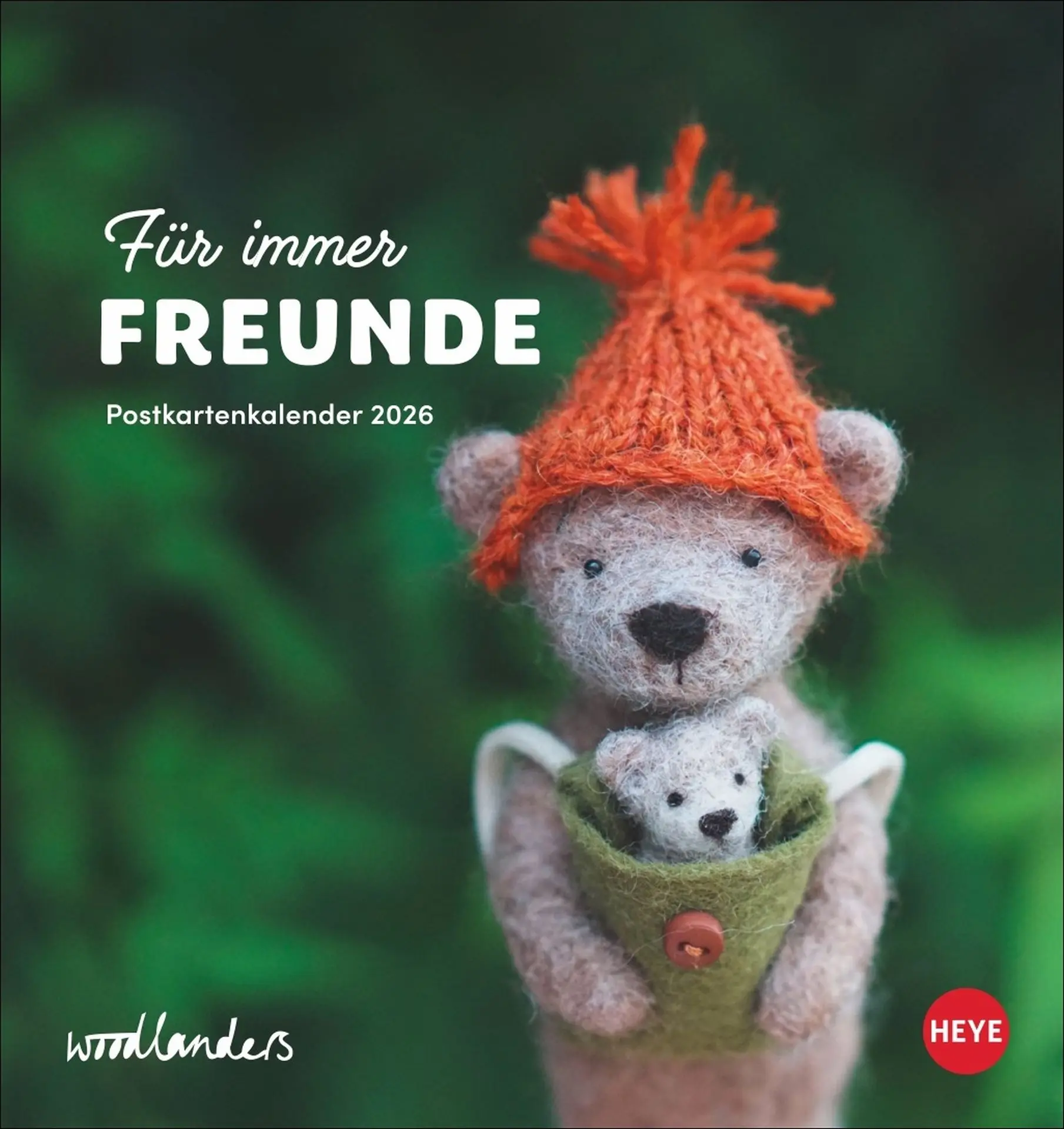 Cover: 9783756412297 | Woodlanders: Für immer Freunde Postkartenkalender 2026 | Holly Kirby
