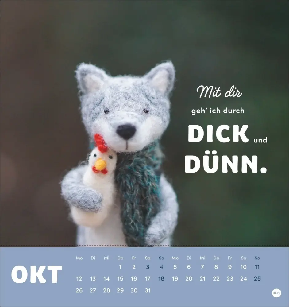 Bild: 9783756412297 | Woodlanders: Für immer Freunde Postkartenkalender 2026 | Holly Kirby