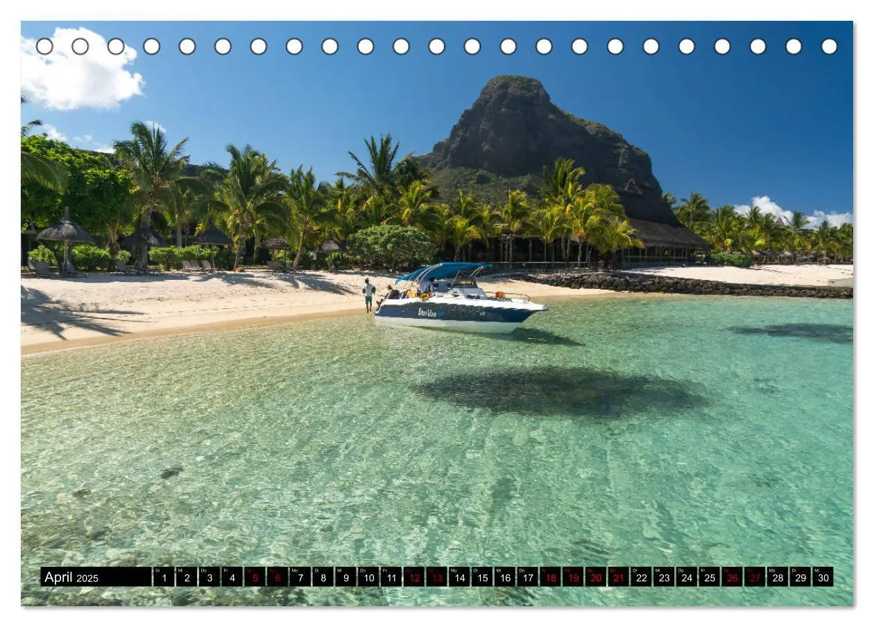 Bild: 9783435332397 | Trauminsel Mauritius (Tischkalender 2025 DIN A5 quer), CALVENDO...