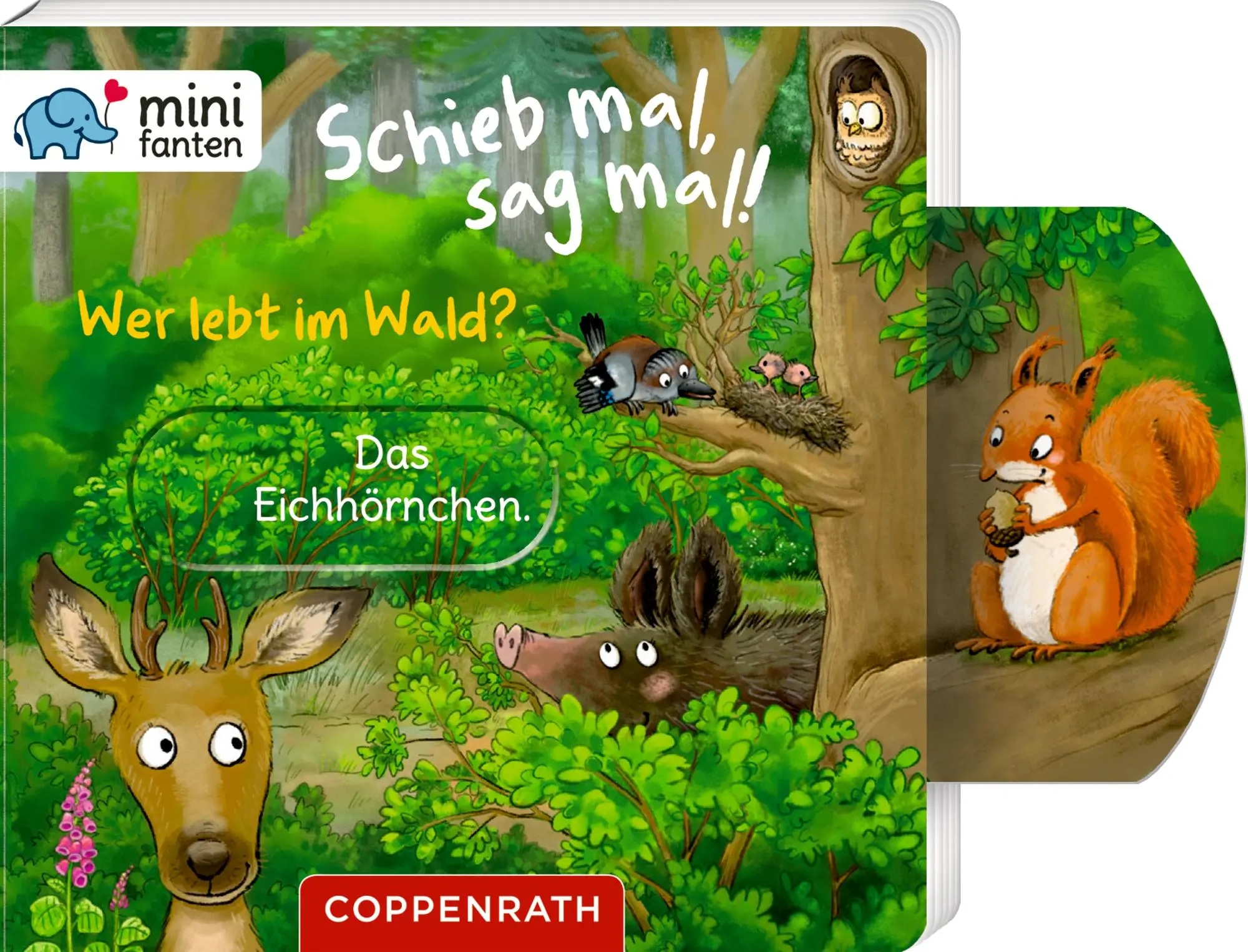 Cover: 9783649652397 | minifanten 48: Schieb mal, sag mal! Wer lebt im Wald? | Kerstin Völker