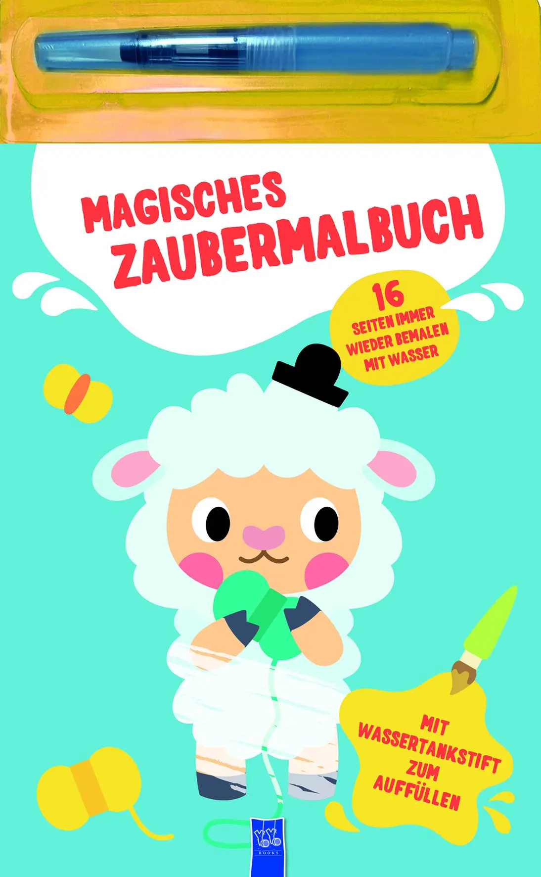 Cover: 9789465052397 | Magisches Zaubermalbuch - Blau (Schaf) | Taschenbuch | 32 S. | Deutsch