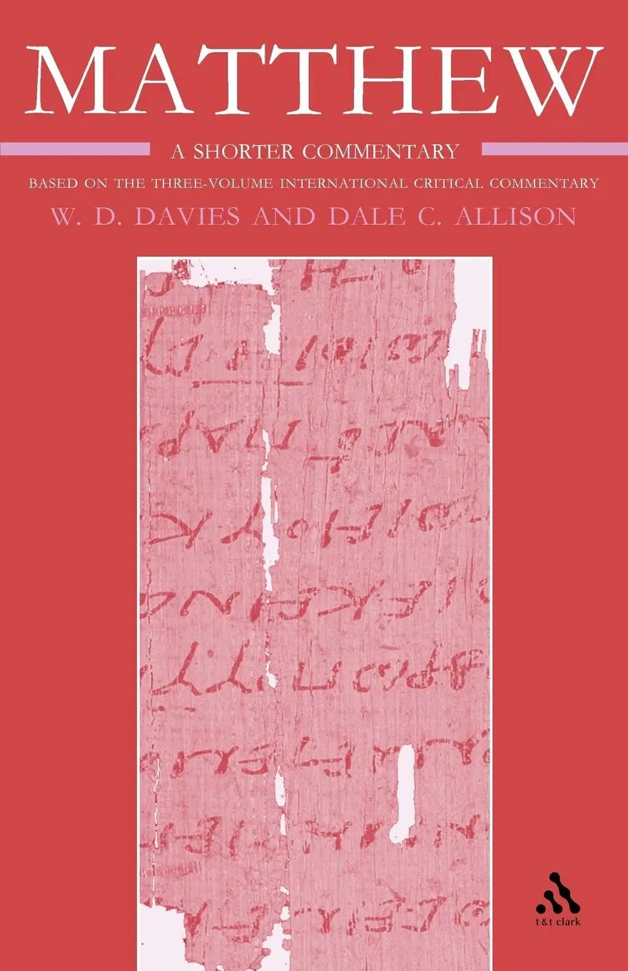 Cover: 9780567082497 | Matthew | A Shorter Commentary | Dale C. Jr. Allison | Taschenbuch