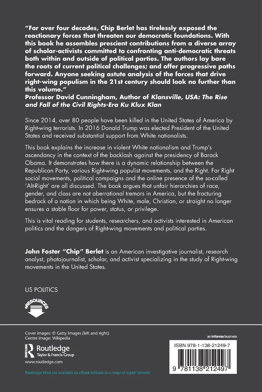 Rückseite: 9781138212497 | Trumping Democracy | From Reagan to the Alt-Right | Chip Berlet | Buch