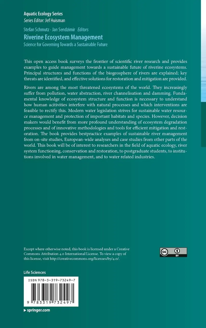 Rückseite: 9783319732497 | Riverine Ecosystem Management | Jan Sendzimir (u. a.) | Buch | vii