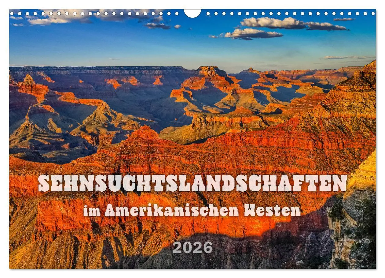 Cover: 9783457272497 | Sehnsuchts Landschaften im Amerikanischen Westen (Wandkalender 2026...