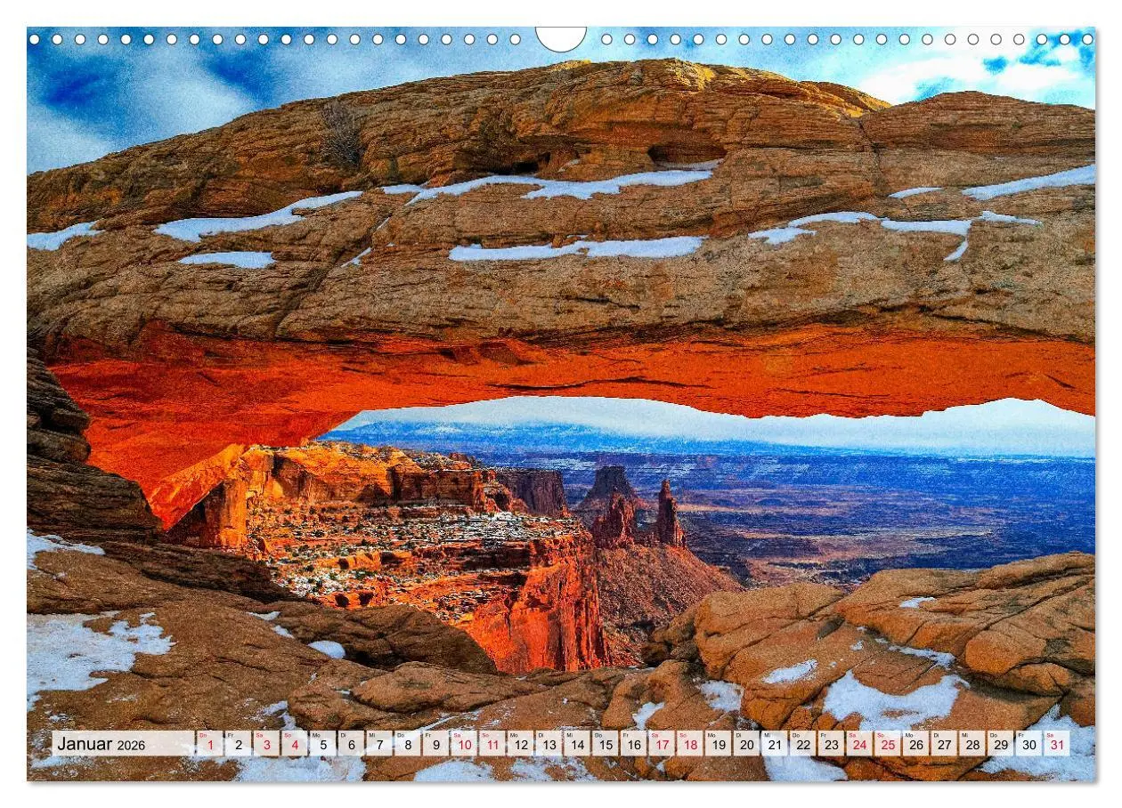 Bild: 9783457272497 | Sehnsuchts Landschaften im Amerikanischen Westen (Wandkalender 2026...