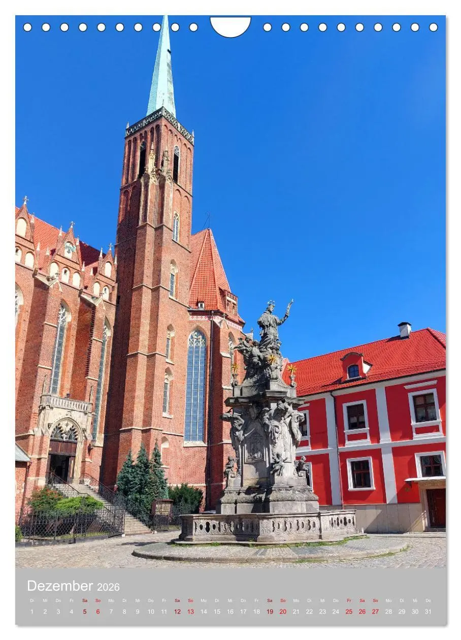 Bild: 9783516292497 | Breslau - Historische Mitte und Dominsel (Wandkalender 2026 DIN A4...