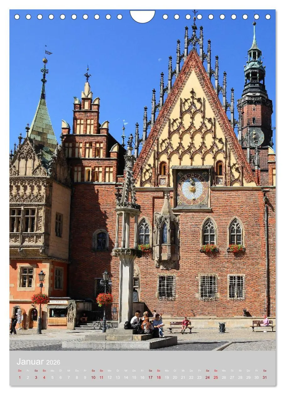 Bild: 9783516292497 | Breslau - Historische Mitte und Dominsel (Wandkalender 2026 DIN A4...