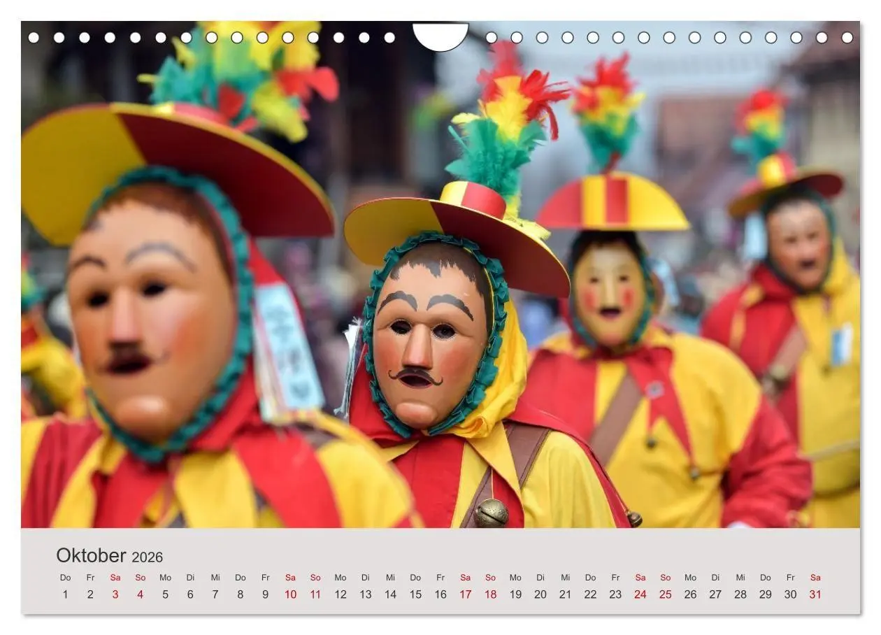 Bild: 9783516672497 | Narri 2026 Bilder der Schwäbisch-Alemannischen Fasnet (Wandkalender...
