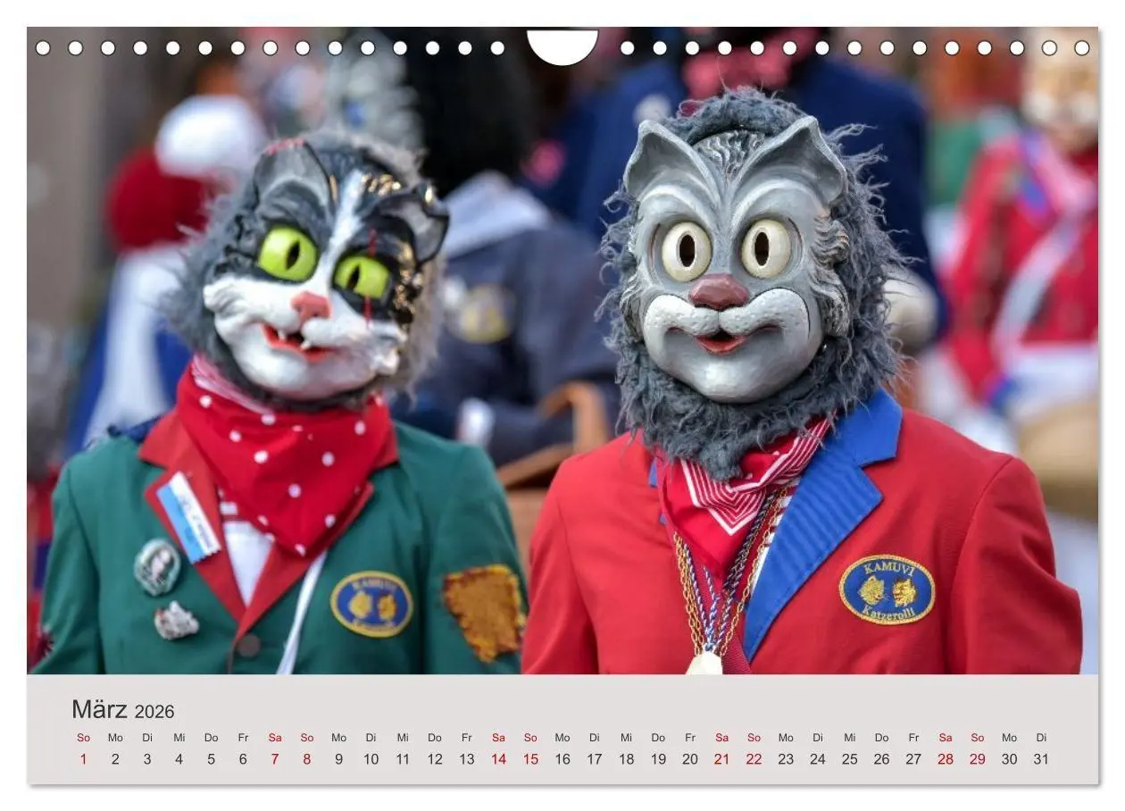Bild: 9783516672497 | Narri 2026 Bilder der Schwäbisch-Alemannischen Fasnet (Wandkalender...