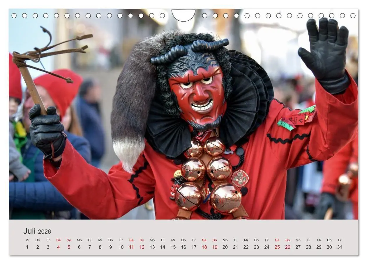 Bild: 9783516672497 | Narri 2026 Bilder der Schwäbisch-Alemannischen Fasnet (Wandkalender...