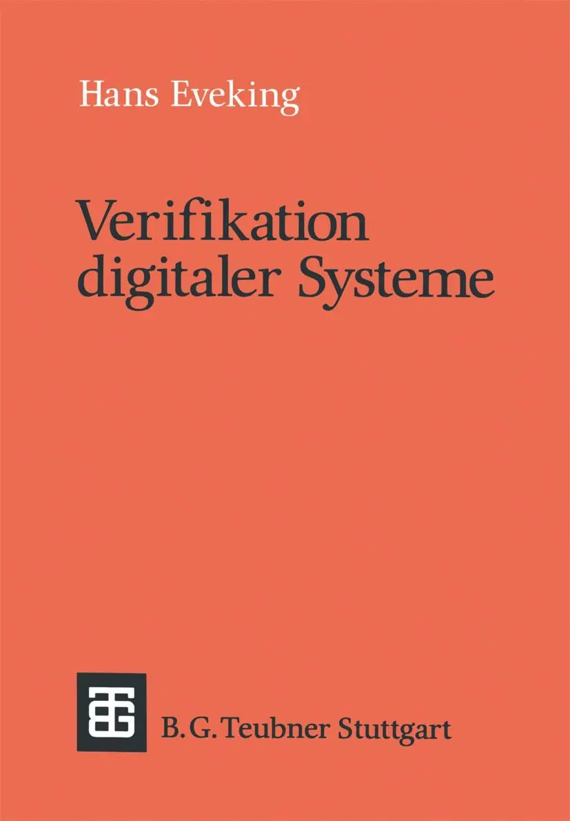 Cover: 9783519022497 | Verifikation digitaler Systeme | Hans Eveking | Taschenbuch | xii