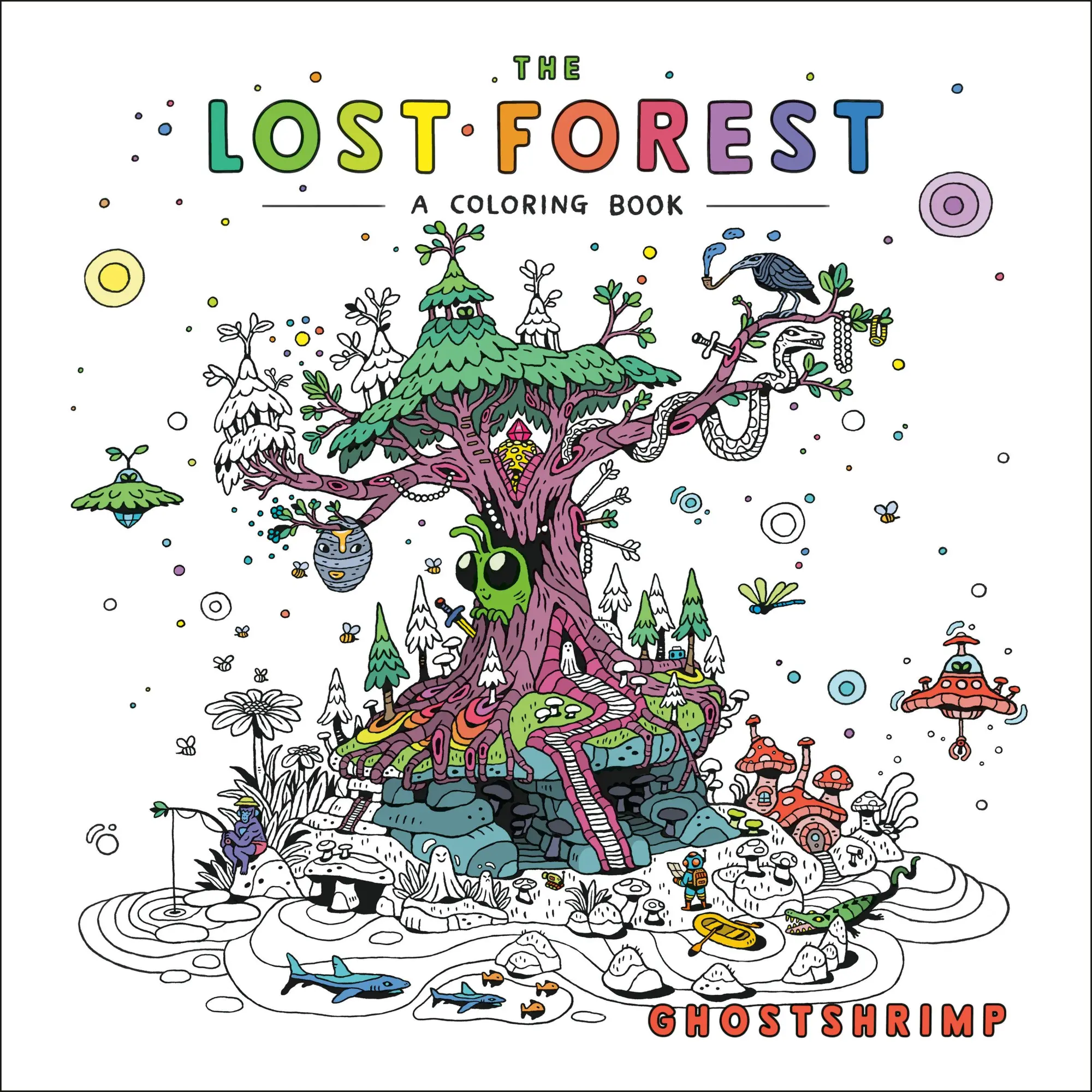 Cover: 9780593712597 | The Lost Forest | A Coloring Book | Ghostshrimp | Taschenbuch | 2024