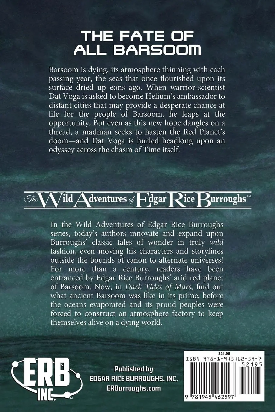 Rückseite: 9781945462597 | Dark Tides of Mars | Chris L Adams | Taschenbuch | Englisch | 2023