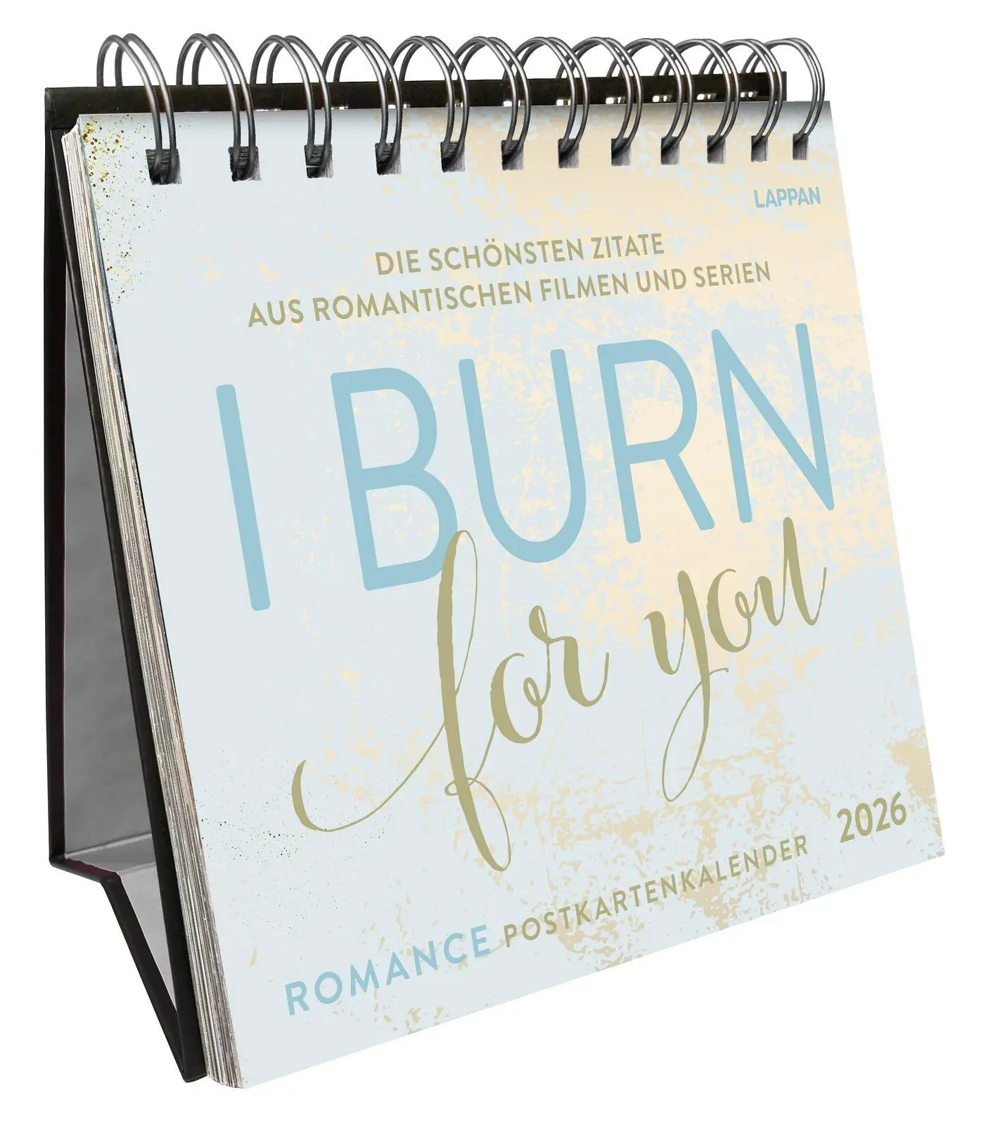 Cover: 9783830322597 | I burn for you - Romance-Postkartenkalender 2026 | Lappan Verlag