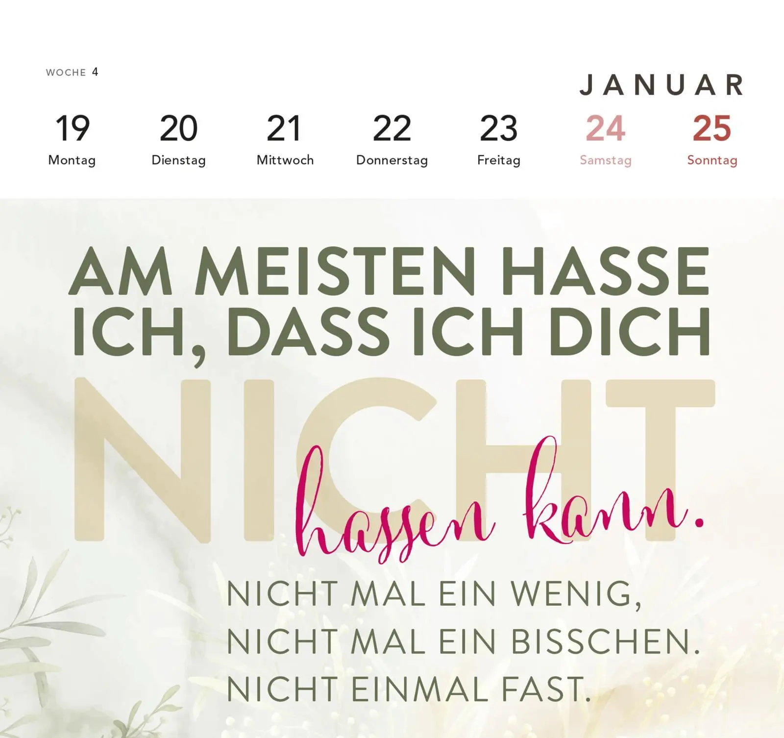 Bild: 9783830322597 | I burn for you - Romance-Postkartenkalender 2026 | Lappan Verlag