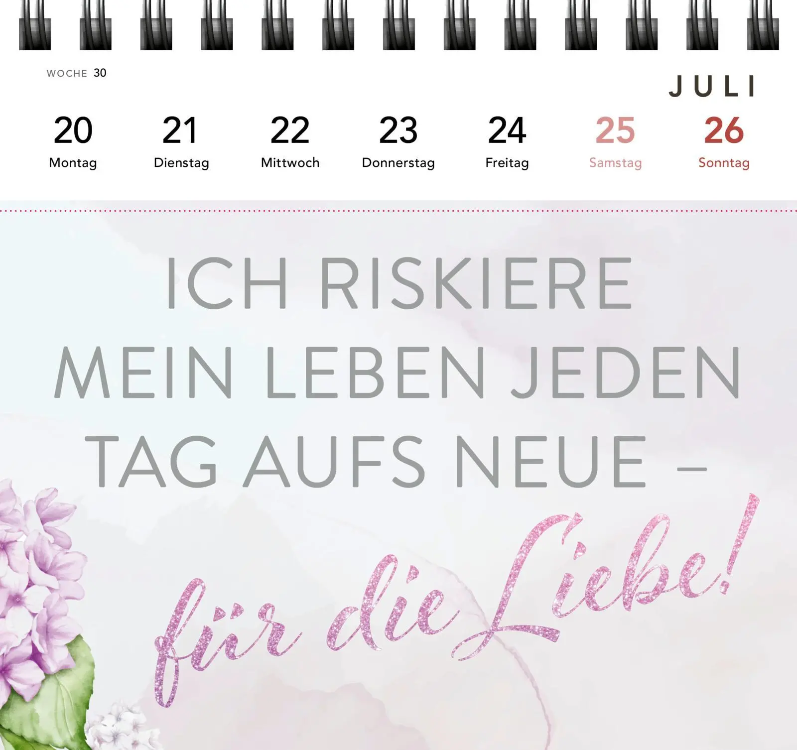 Bild: 9783830322597 | I burn for you - Romance-Postkartenkalender 2026 | Lappan Verlag