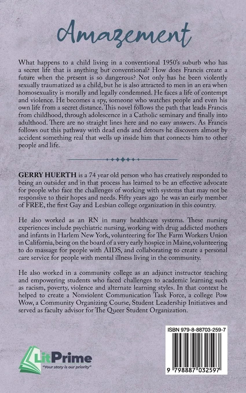 Rückseite: 9798887032597 | Amazement | Gerry Huerth | Taschenbuch | Englisch | 2023