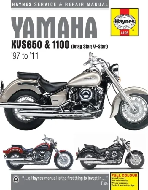Cover: 9781785212697 | Yamaha XVS650 &amp; 1100 Drag Star/V-Star (97 - 11) Haynes Repair Manual