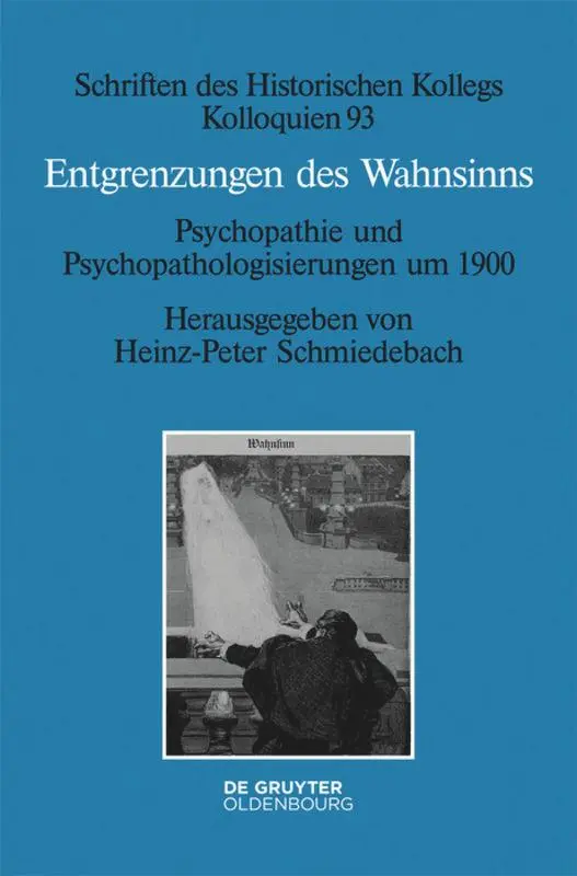 Cover: 9783110412697 | Entgrenzungen des Wahnsinns | Heinz-Peter Schmiedebach | Buch | IX