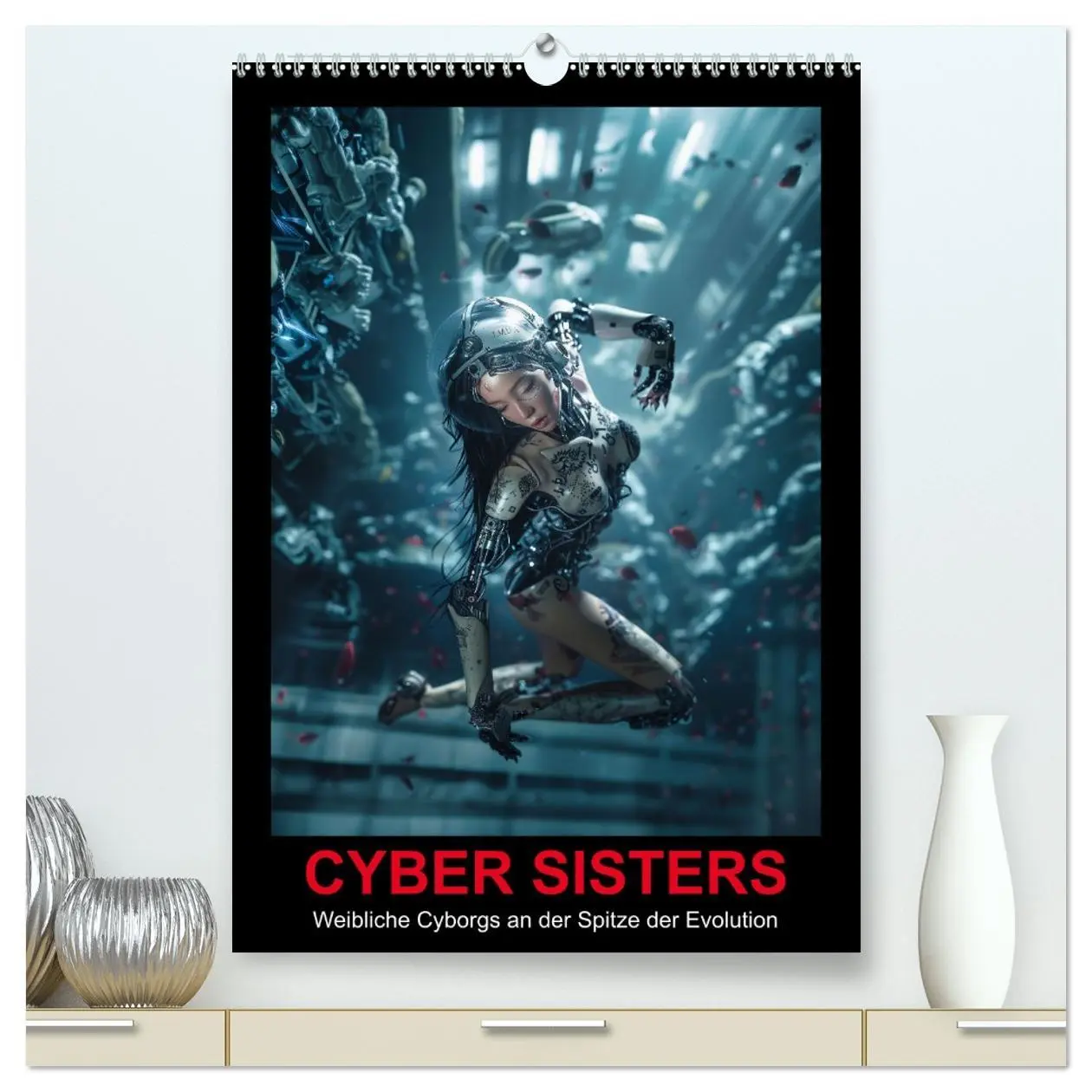 Cover: 9783516272697 | CYBER SISTERS (hochwertiger Premium Wandkalender 2026 DIN A2 hoch),...
