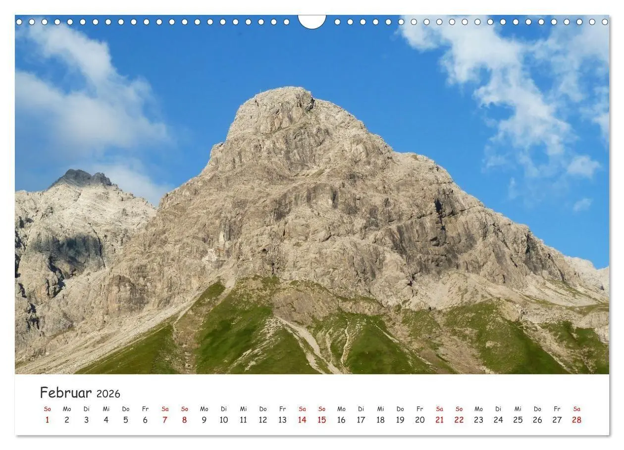 Bild: 9783516722697 | Über die Alpen - Auf dem E5 von Oberstdorf nach Meran (Wandkalender...