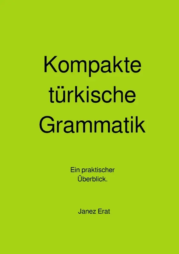 Cover: 9783565542697 | Kompakte türkische Grammatik | Ein praktischer Überblick..DE | Erat