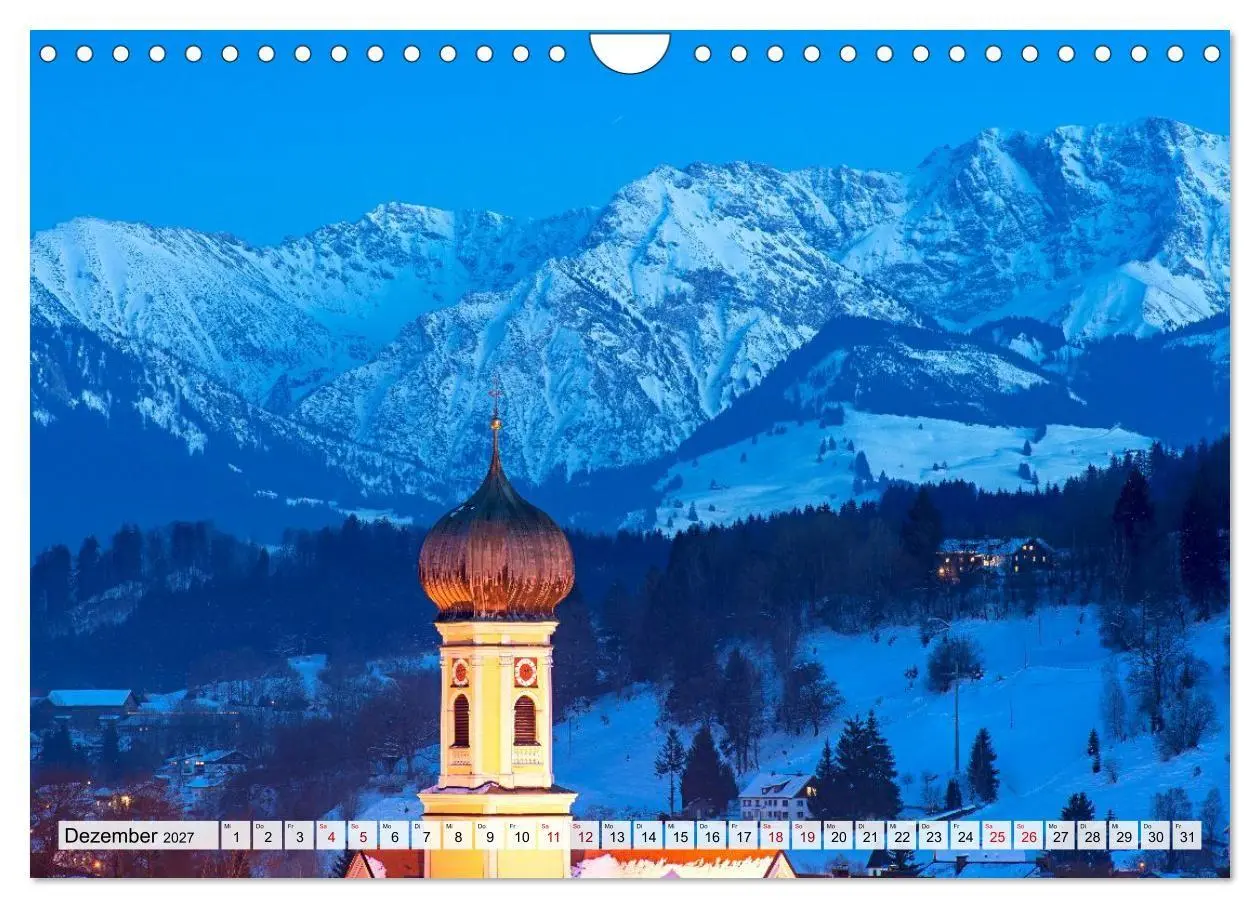 Bild: 9783594252697 | Traumhaftes Allgäu (Wandkalender 2027 DIN A4 quer), CALVENDO...