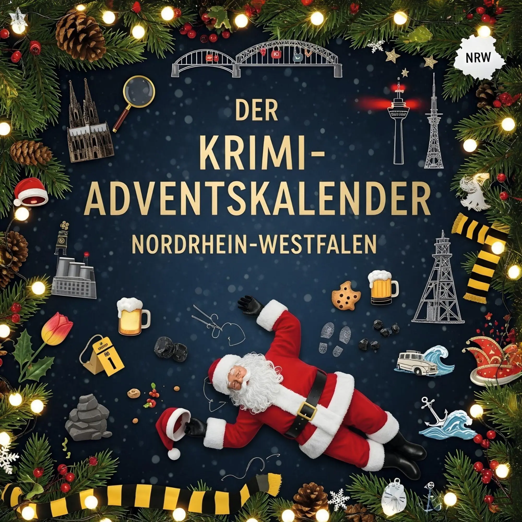 Cover: 9783695302697 | Der Krimi-Adventskalender Nordrhein-Westfalen | Felix Wagner | Buch