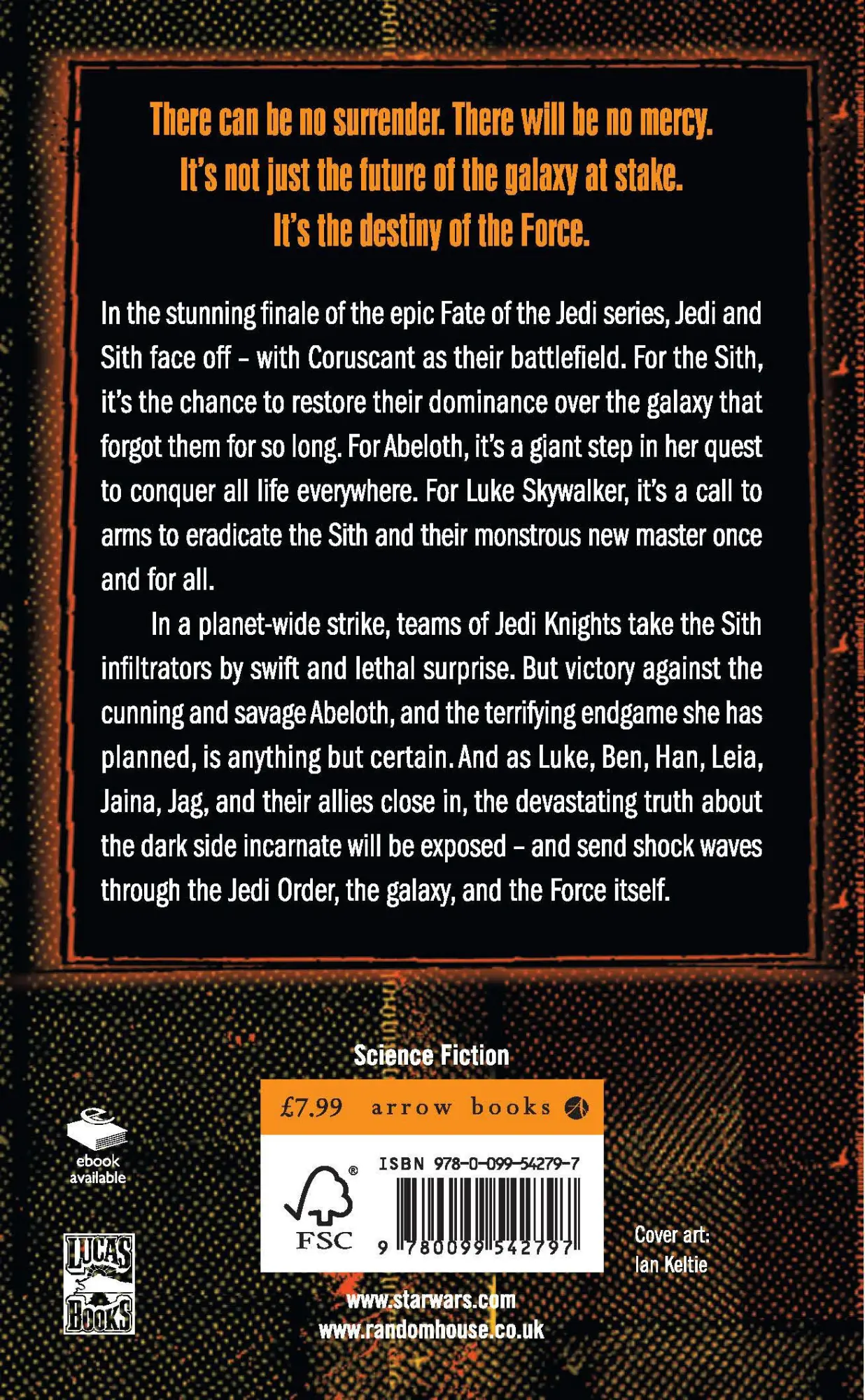 Rückseite: 9780099542797 | Star Wars | Fate of the Jedi: Apocalypse | Troy Denning | Taschenbuch