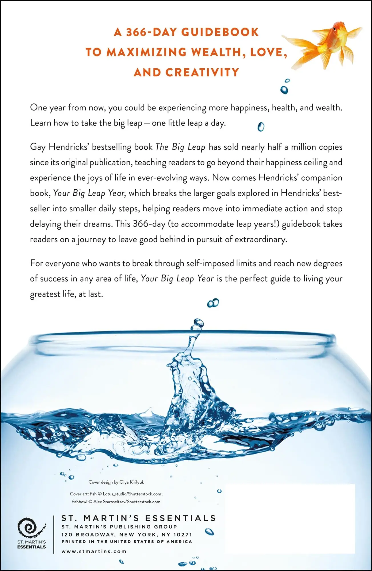 Rückseite: 9781250292797 | Your Big Leap Year | Gay Hendricks | Taschenbuch | Essentials | 2024