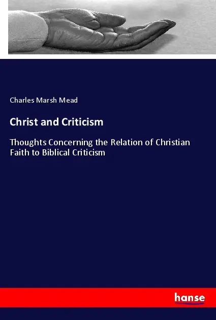 Christ and Criticism