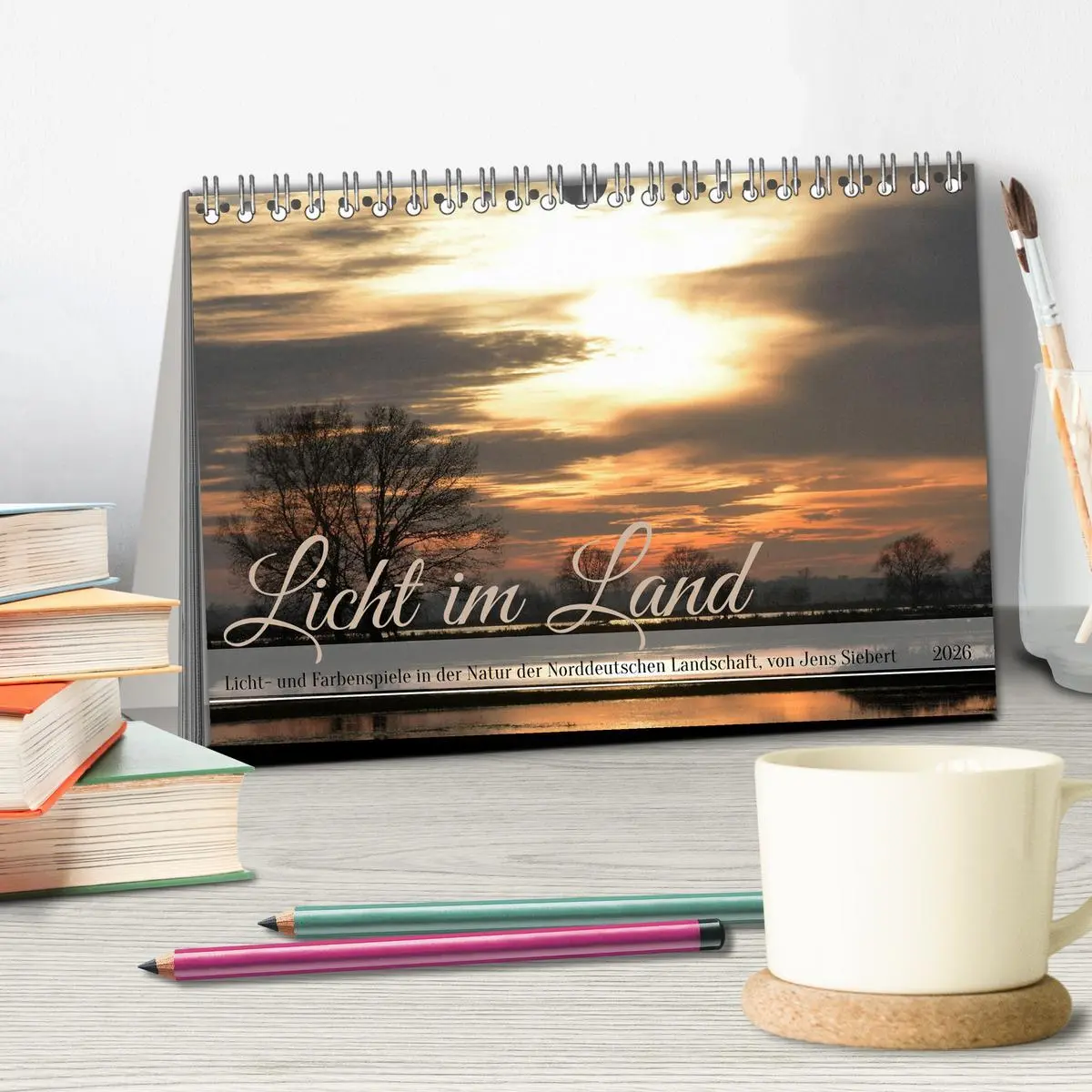 Bild: 9783457482797 | Licht im Land (Tischkalender 2026 DIN A5 quer), CALVENDO...