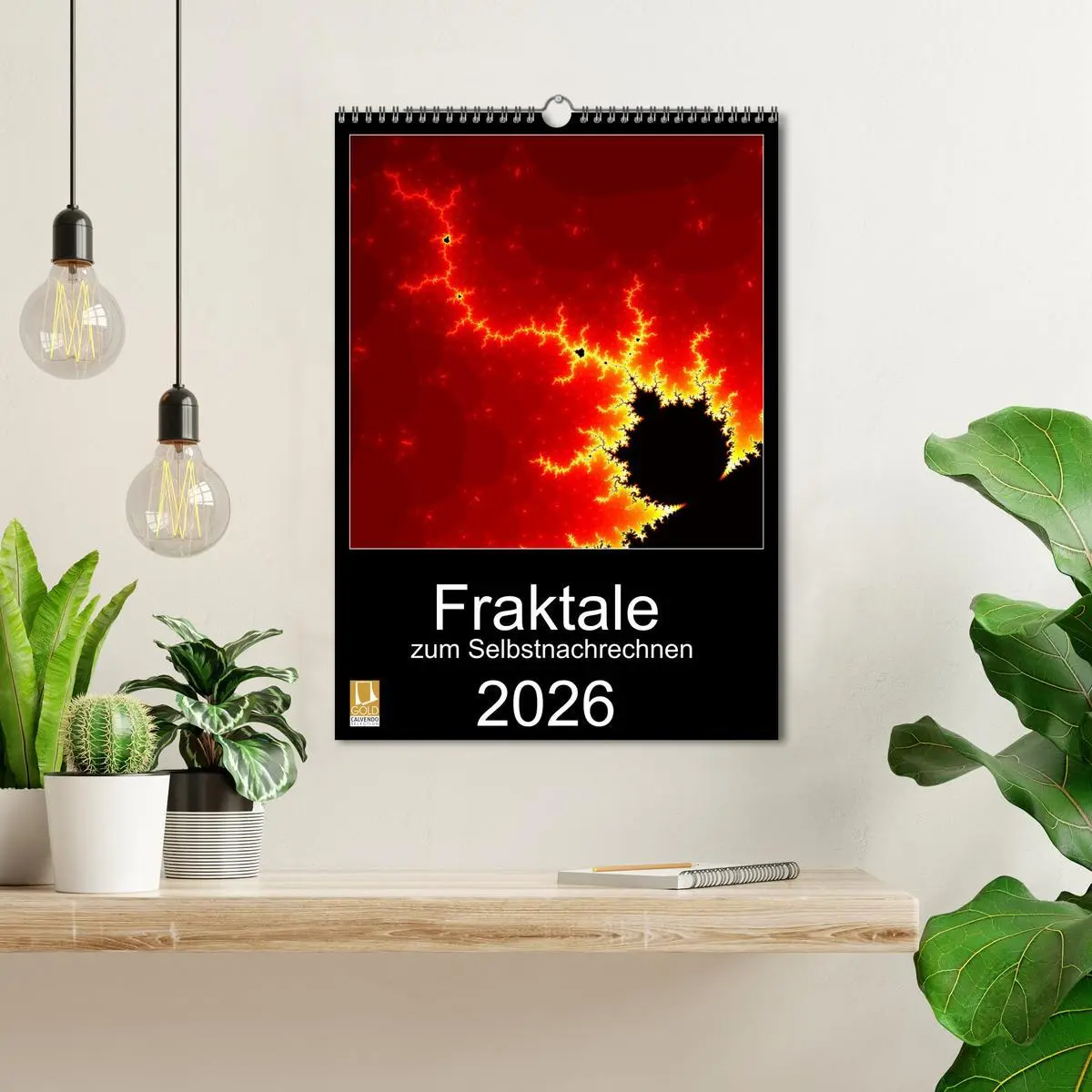 Bild: 9783516402797 | Fraktale zum Selbstnachrechnen (Wandkalender 2026 DIN A3 hoch),...