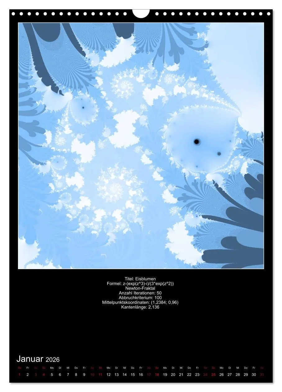 Bild: 9783516402797 | Fraktale zum Selbstnachrechnen (Wandkalender 2026 DIN A3 hoch),...