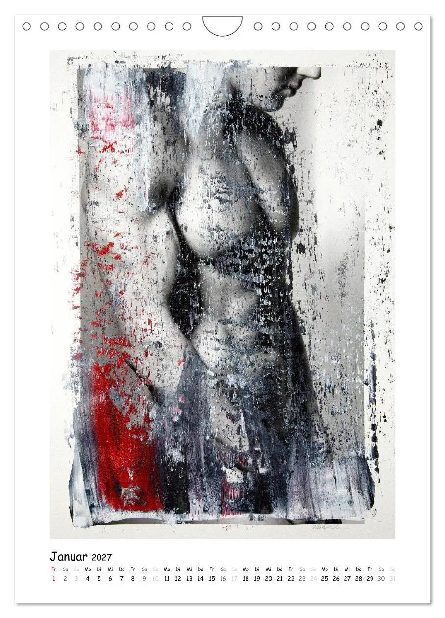 Bild: 9783569802797 | Overpainted... Männer (Wandkalender 2027 DIN A4 hoch), CALVENDO...