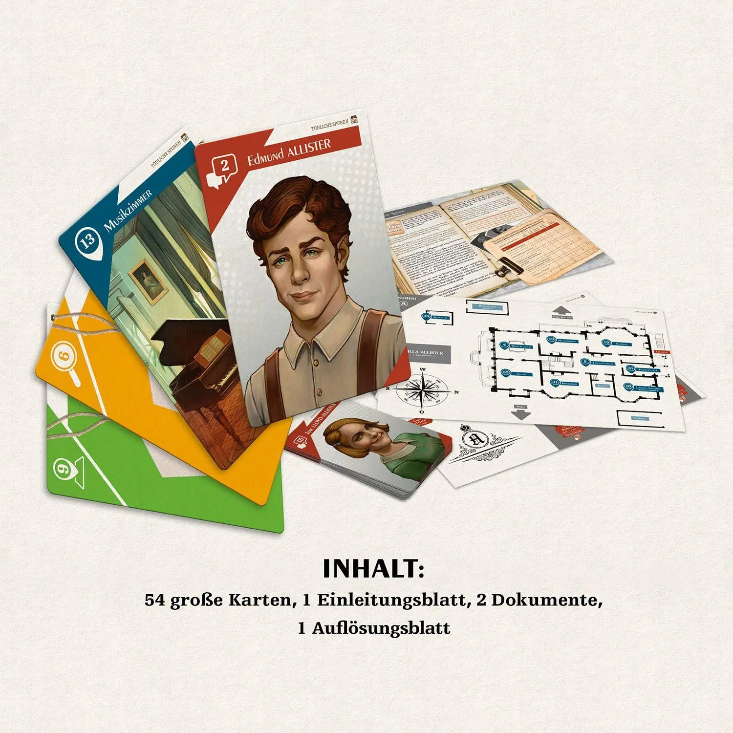 Bild: 4002051682897 | Suspects: Tödliche Spuren | Guillaume Montiage | Spiel | Brettspiel