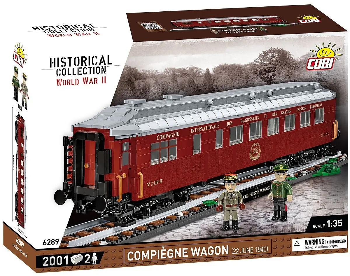 Cover: 5902251062897 | COBI Trains 6289 - Compiègne Wagon 1940, 1:35 Bausatz, 1927...