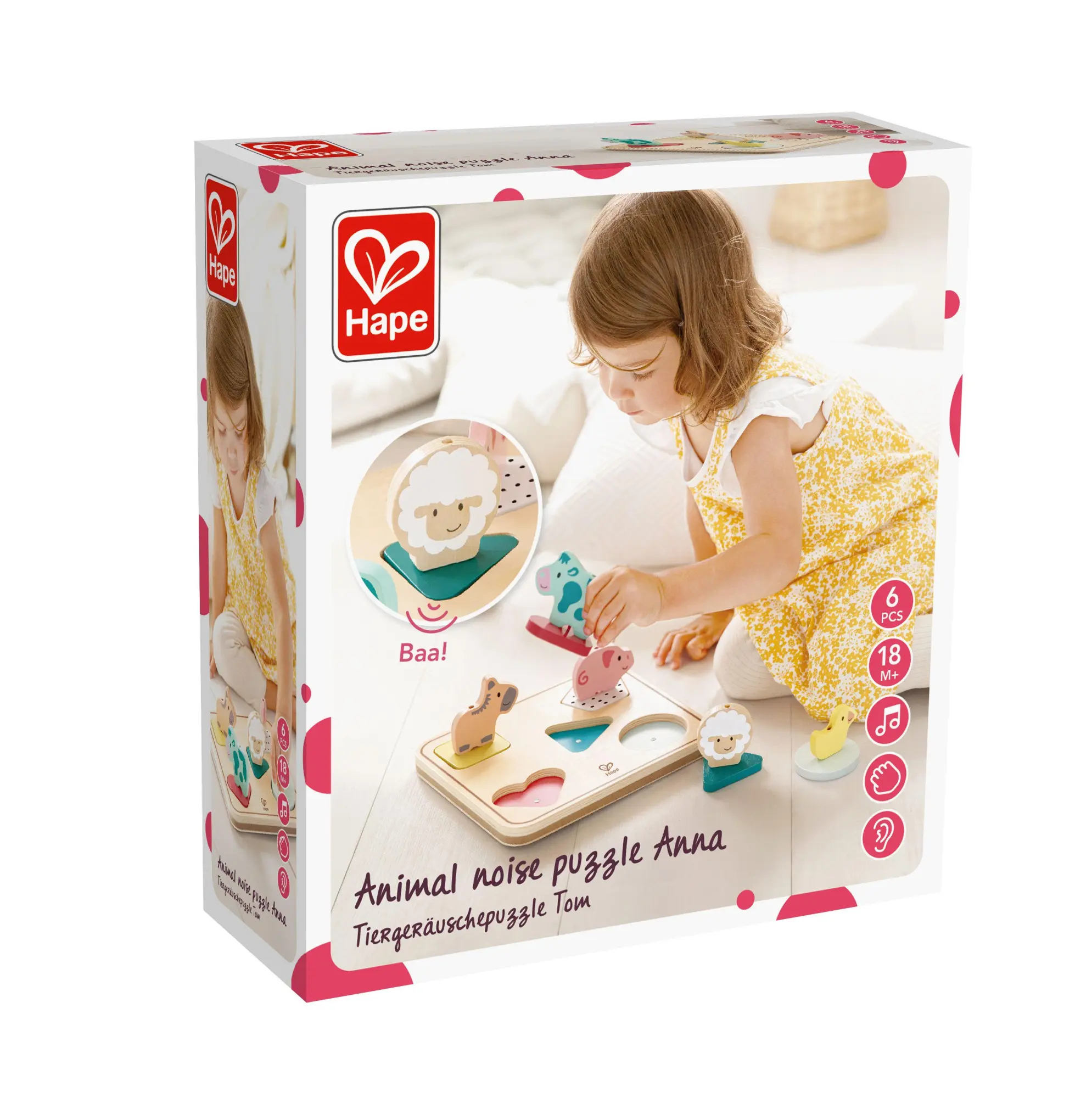 Cover: 6943478032897 | Hape - Tiergeräuschepuzzle Tom | Toynamics Europe GmbH | Spiel | 2025