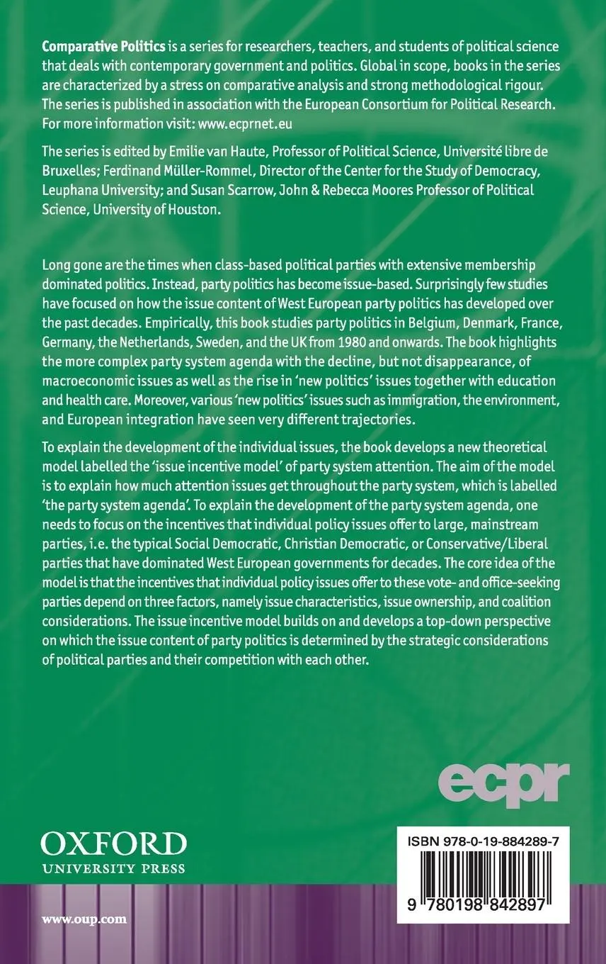 Rückseite: 9780198842897 | Reshaping of West European Party Politics | Christoffer Green-Pedersen